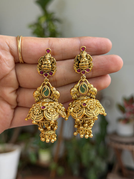 Amsula Gold Replica jhumkas