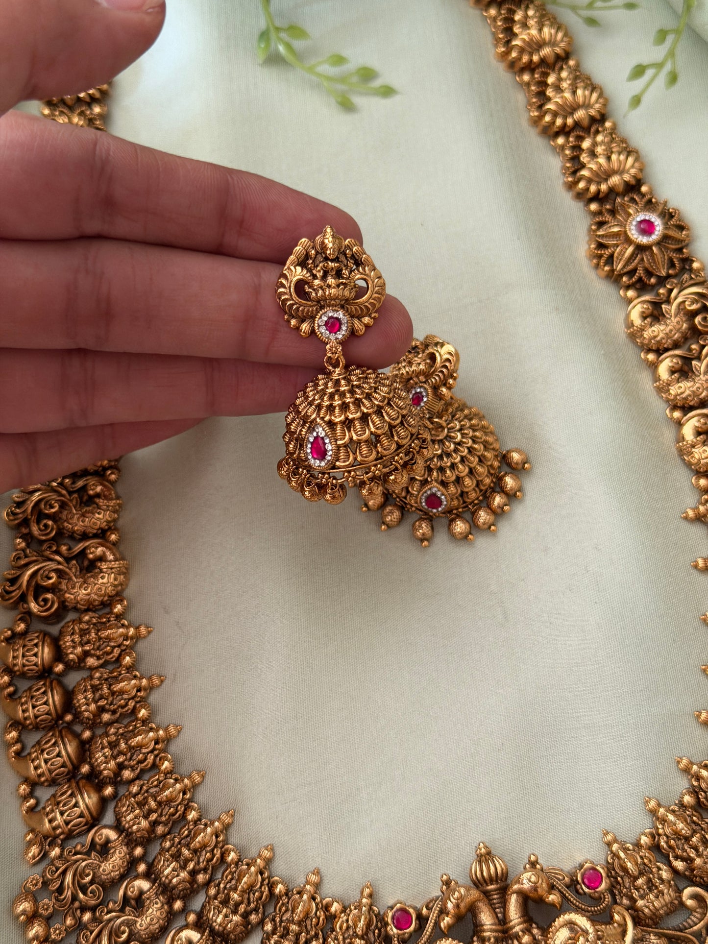 Deepshika Gold Replica Haaram