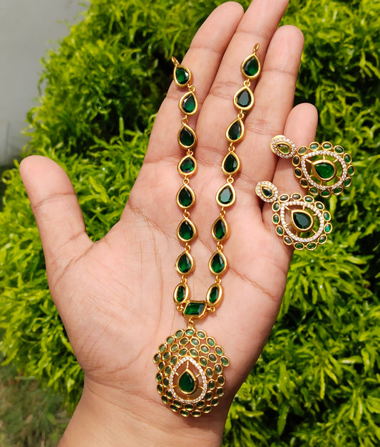 Jyothika inspired short (Emerald)