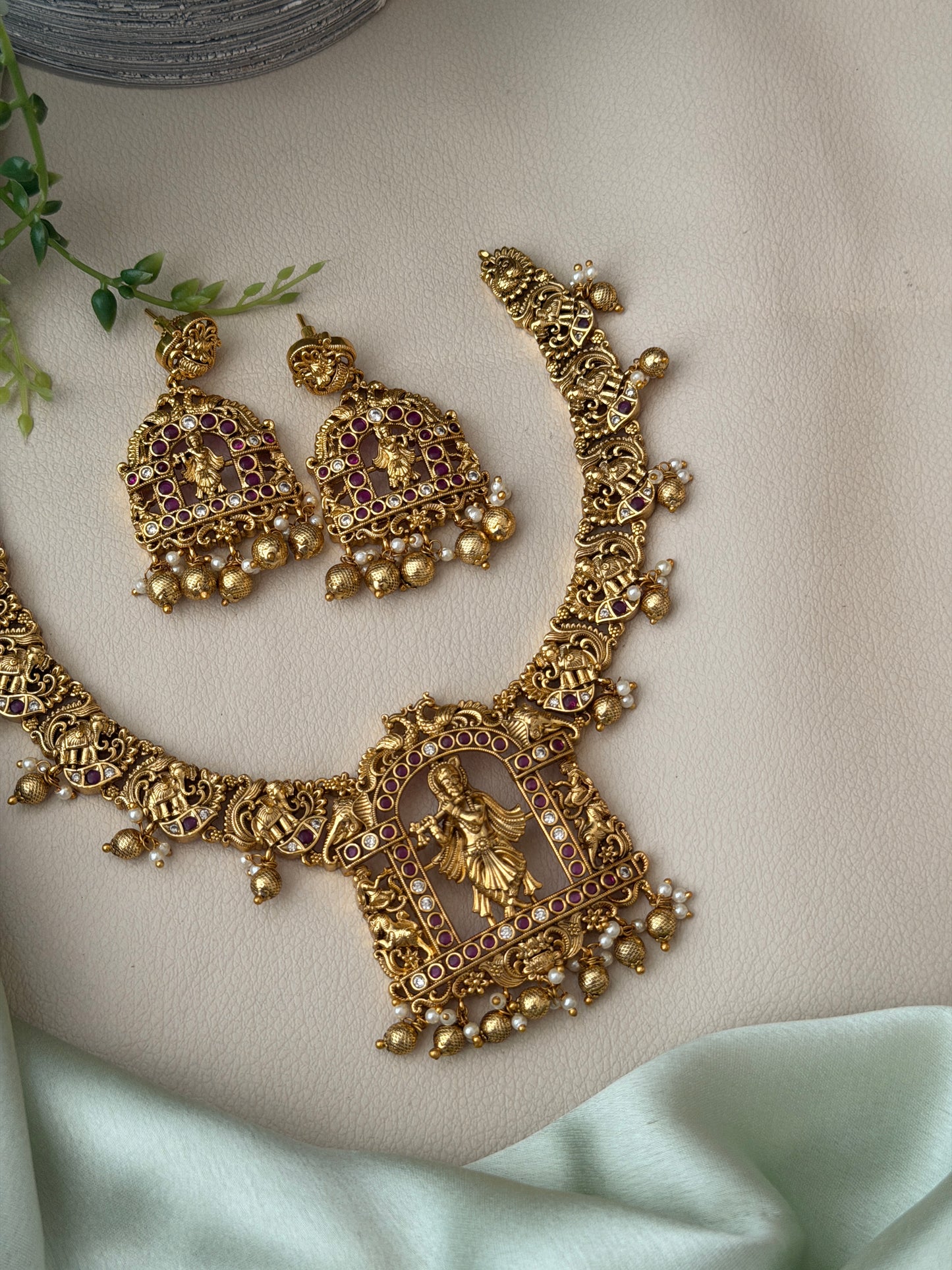 Athmaja Antique Necklace