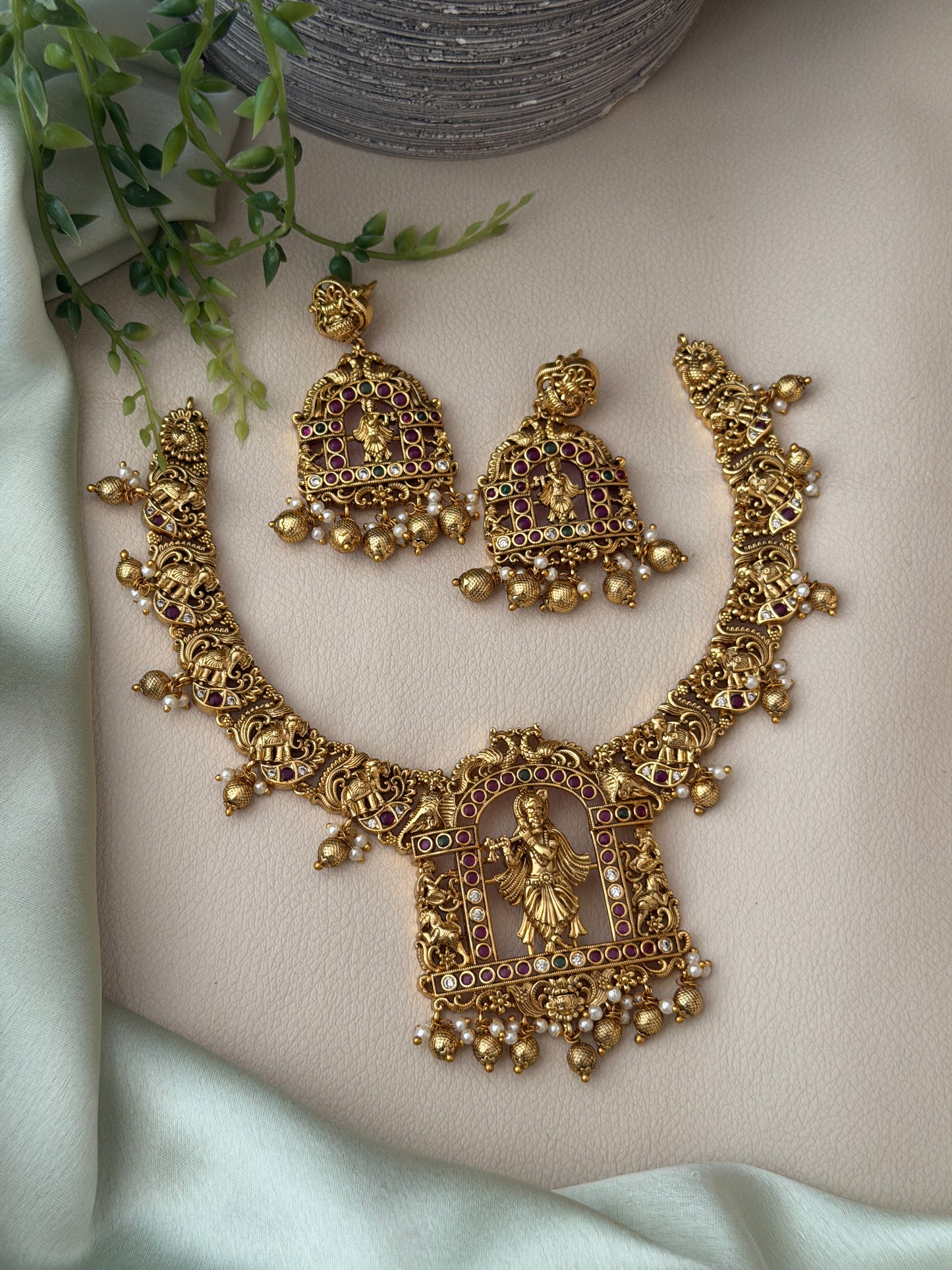 Athmaja Antique Necklace