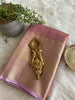 Taffy Pink Kanchi Tissue Saree