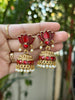 Enamel Tamarai Jhumkas