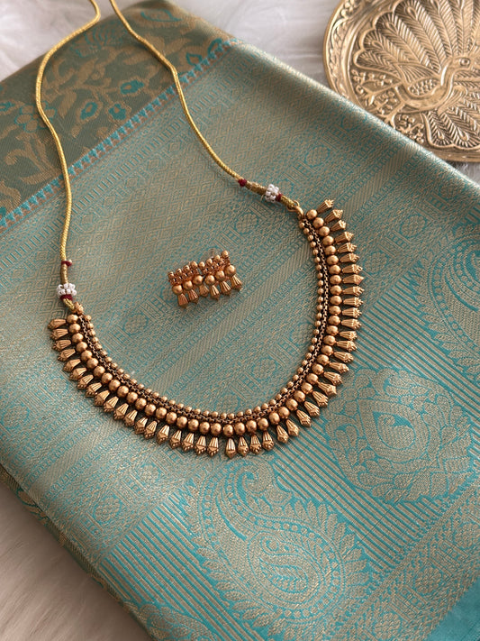 Simple Gold Sufi Necklace