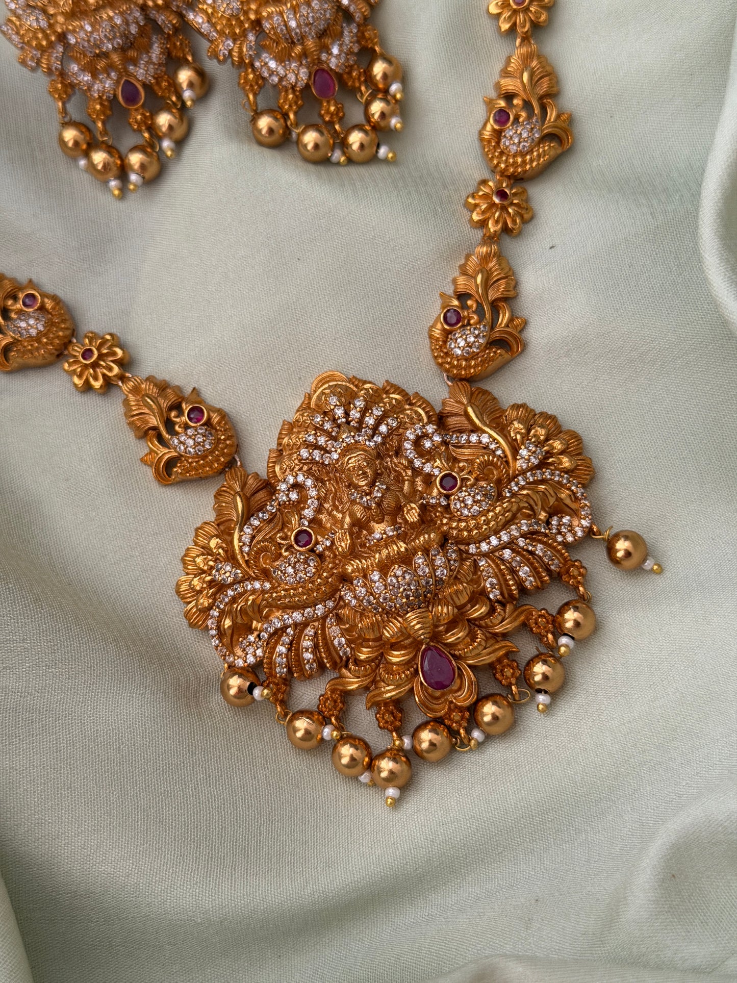Malagha Gold Long Necklace