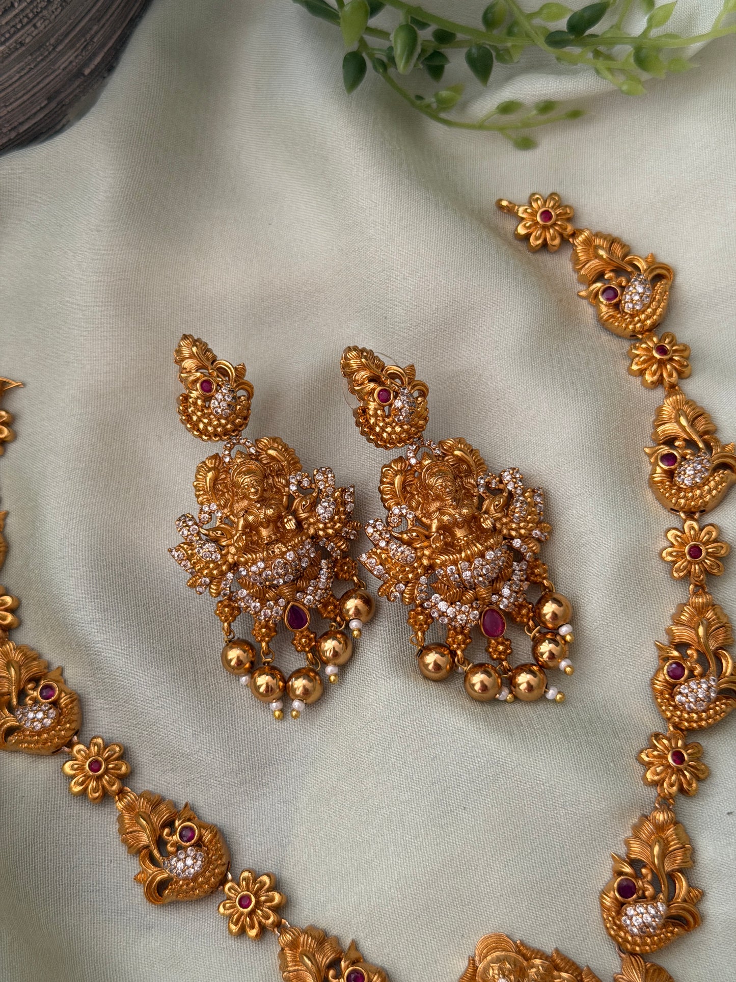 Malagha Gold Long Necklace