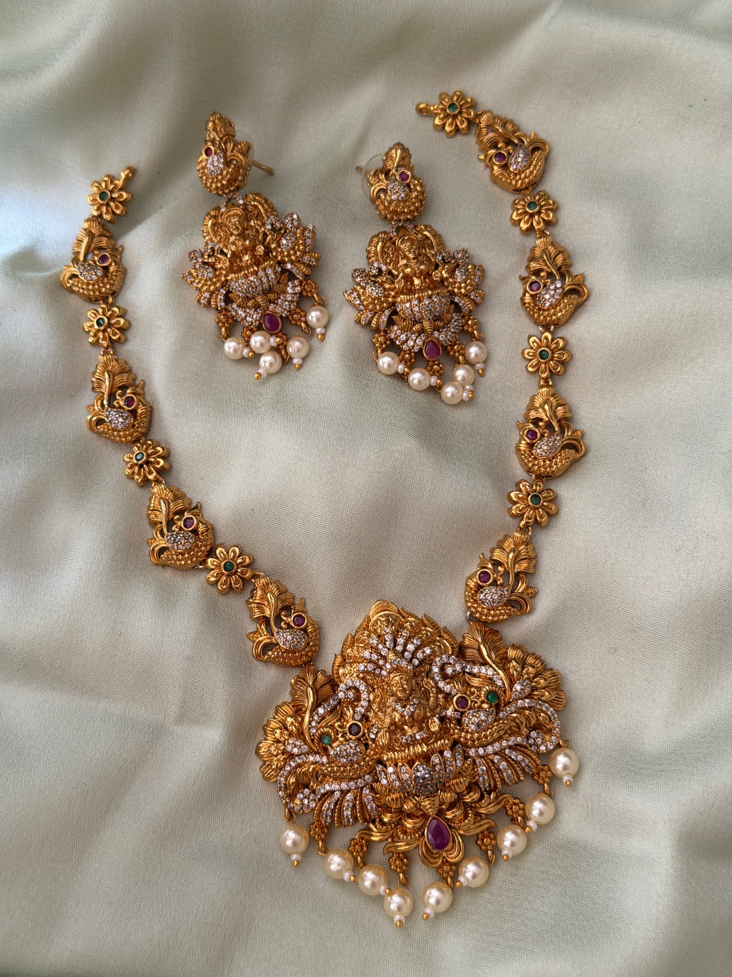 Malagha Gold Long Necklace