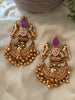 Doublet stone ghungroo Earrings