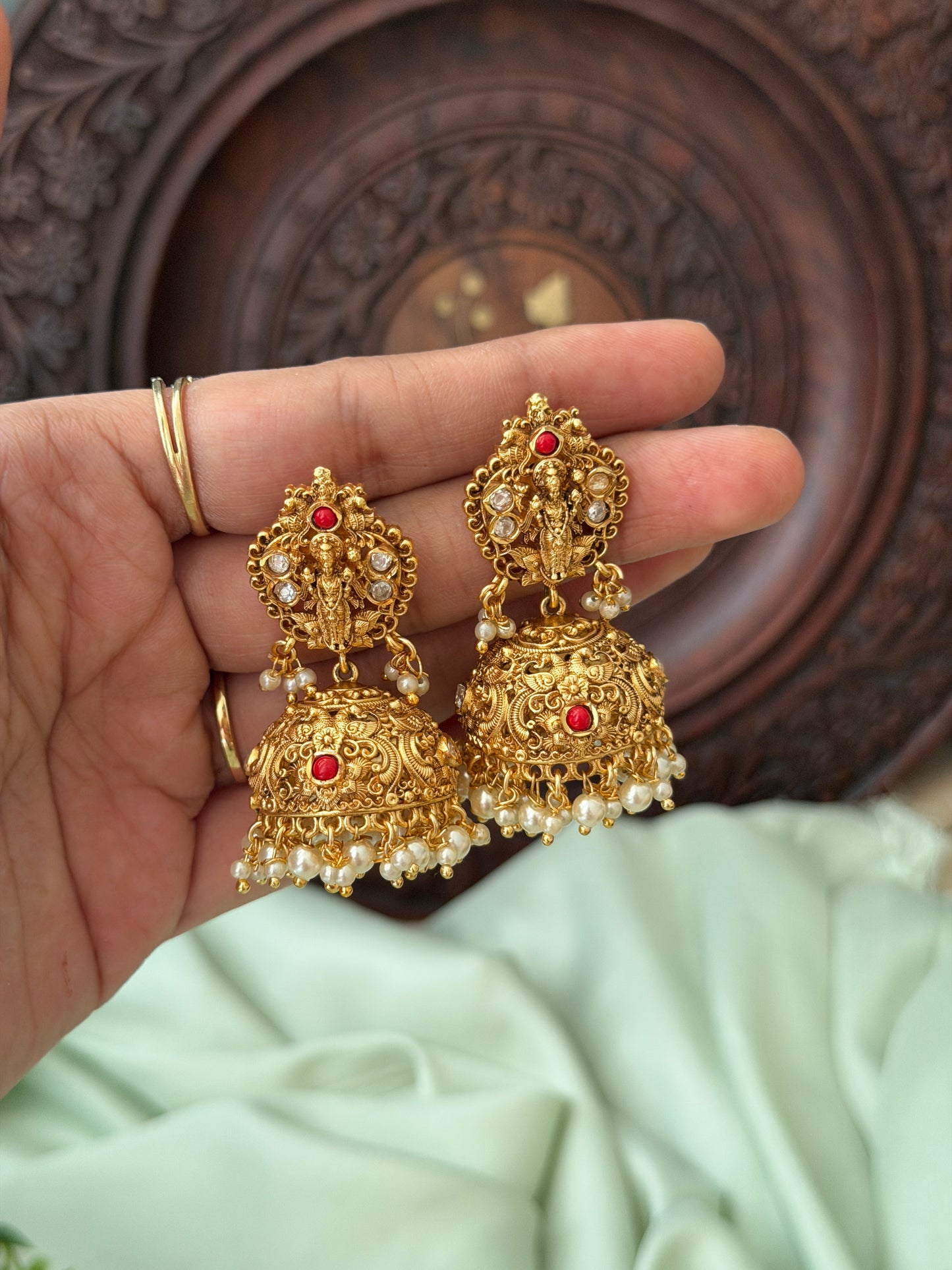 Padmanabha Jhumkas