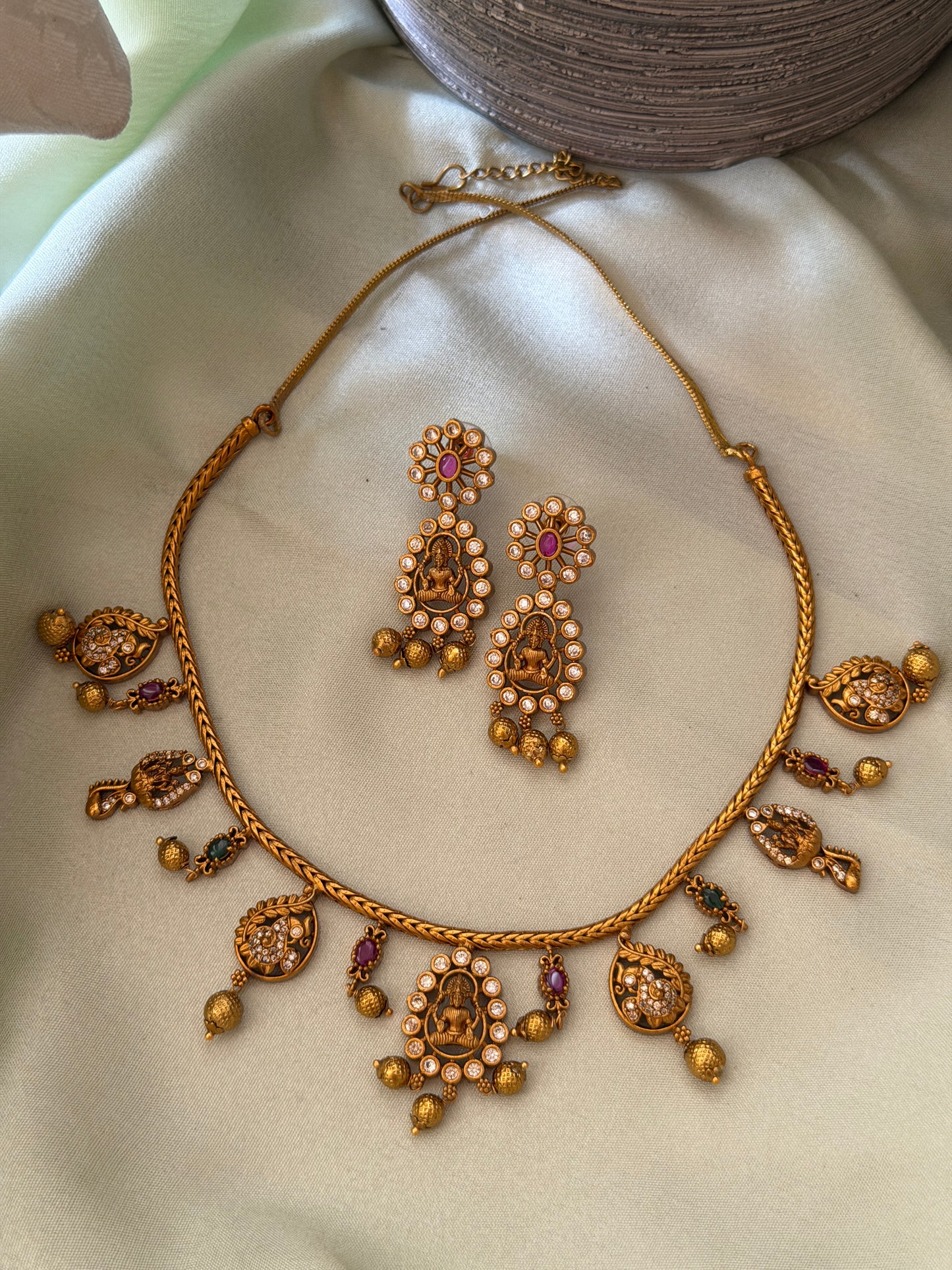 Latha Lakshmi Antique Necklace