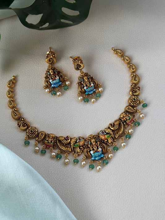 Sadika Meenakari Choker