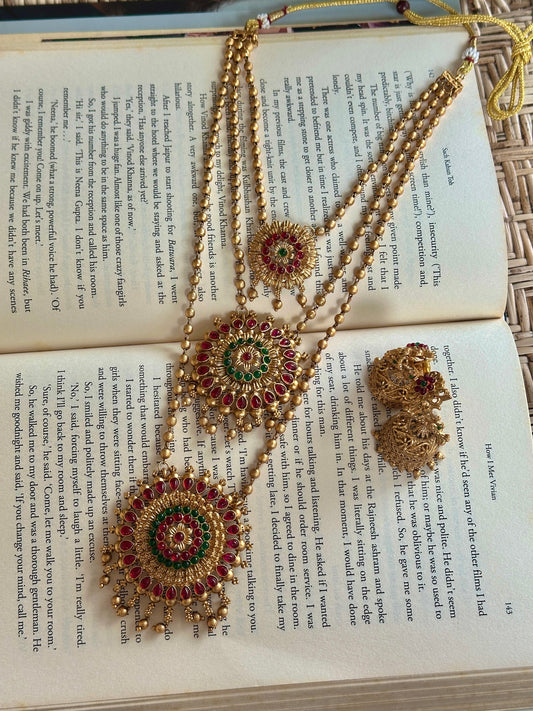 3 Layer Chakra Haaram Set