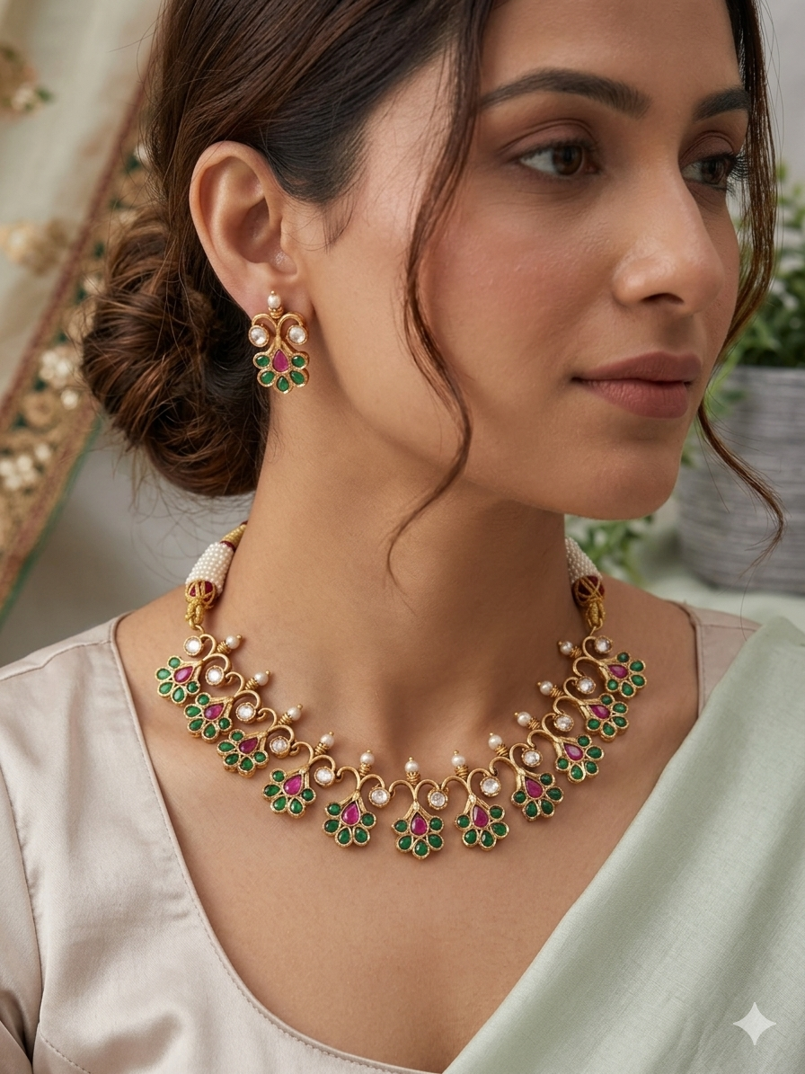Vanalika Jadau Necklace