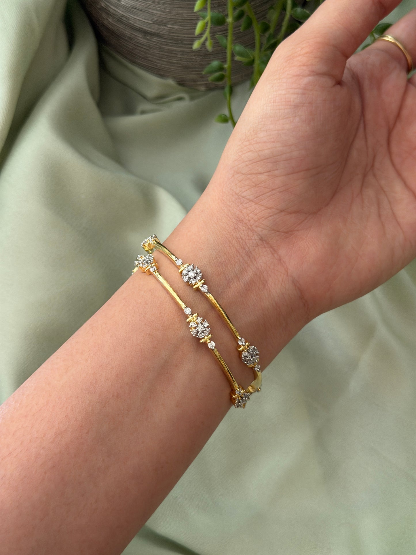 Shifa Diamond Bangles