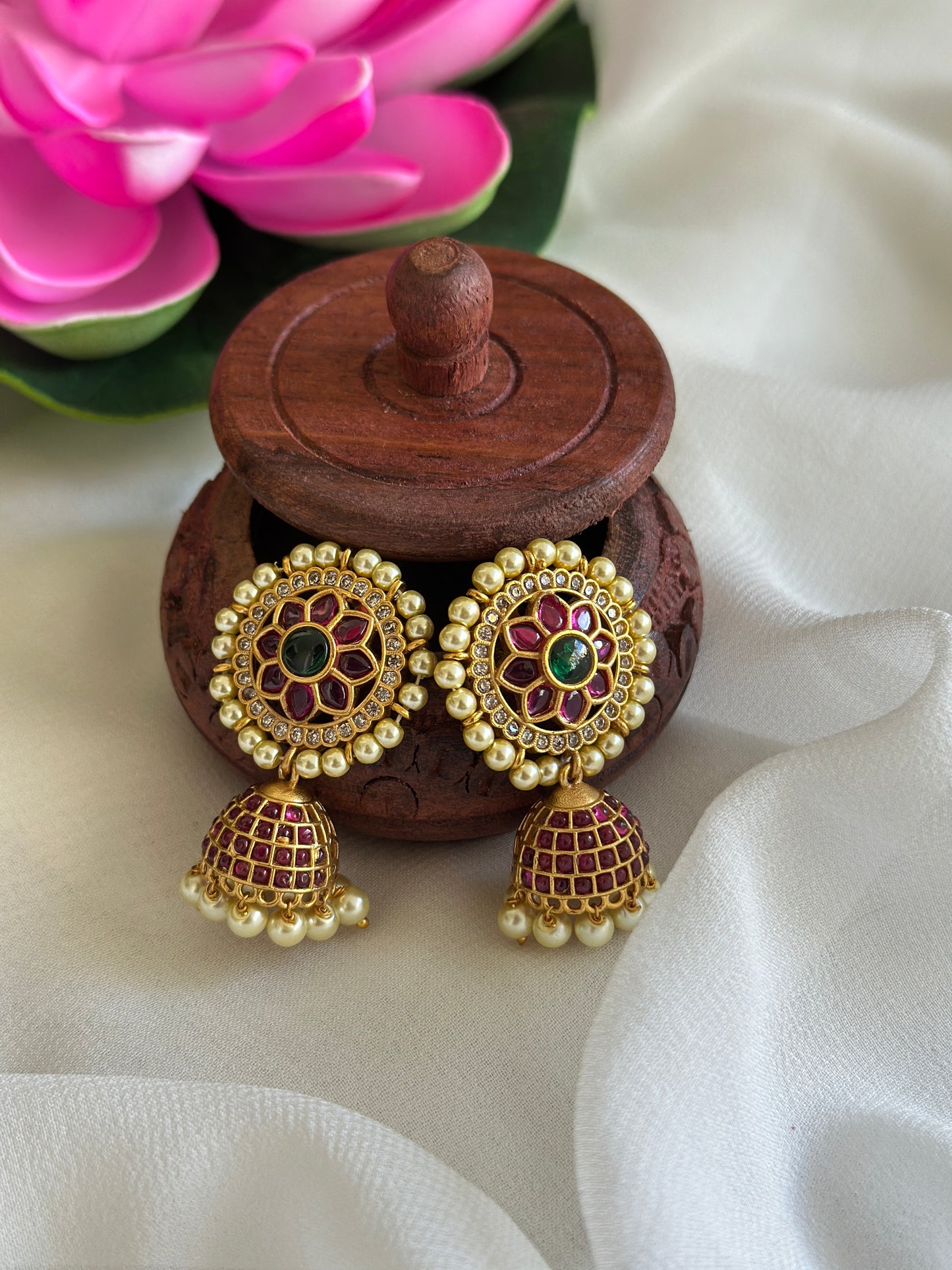Attham Kemp Jhumkas