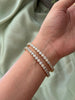 Dual Tone Diamond Bangles(Set of 2)