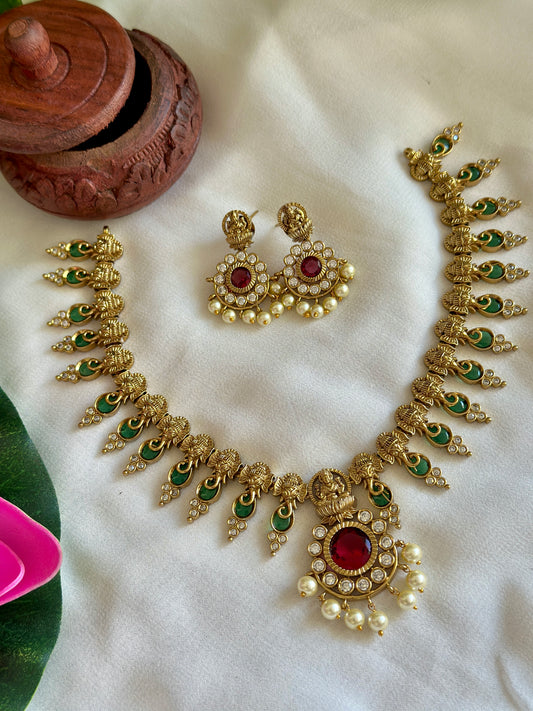 Ganesha Palakka Necklace