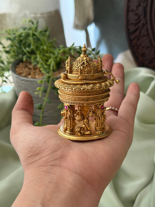Krishna Kovil Kumkum Box
