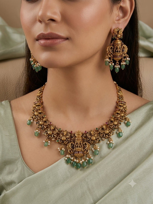 Sanjeevika Antique Necklace