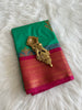 Jade Green Semi Silk Saree