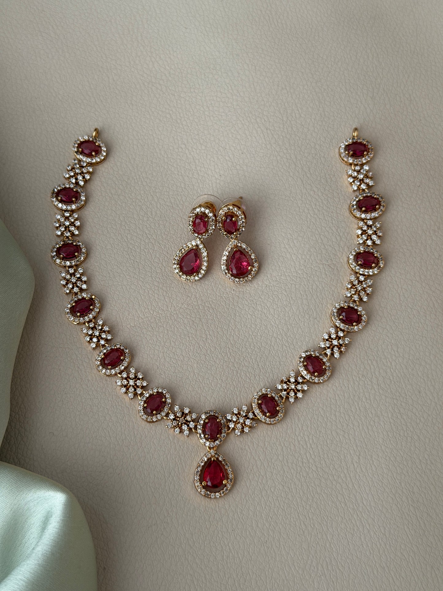 Deepanshi AD Necklace