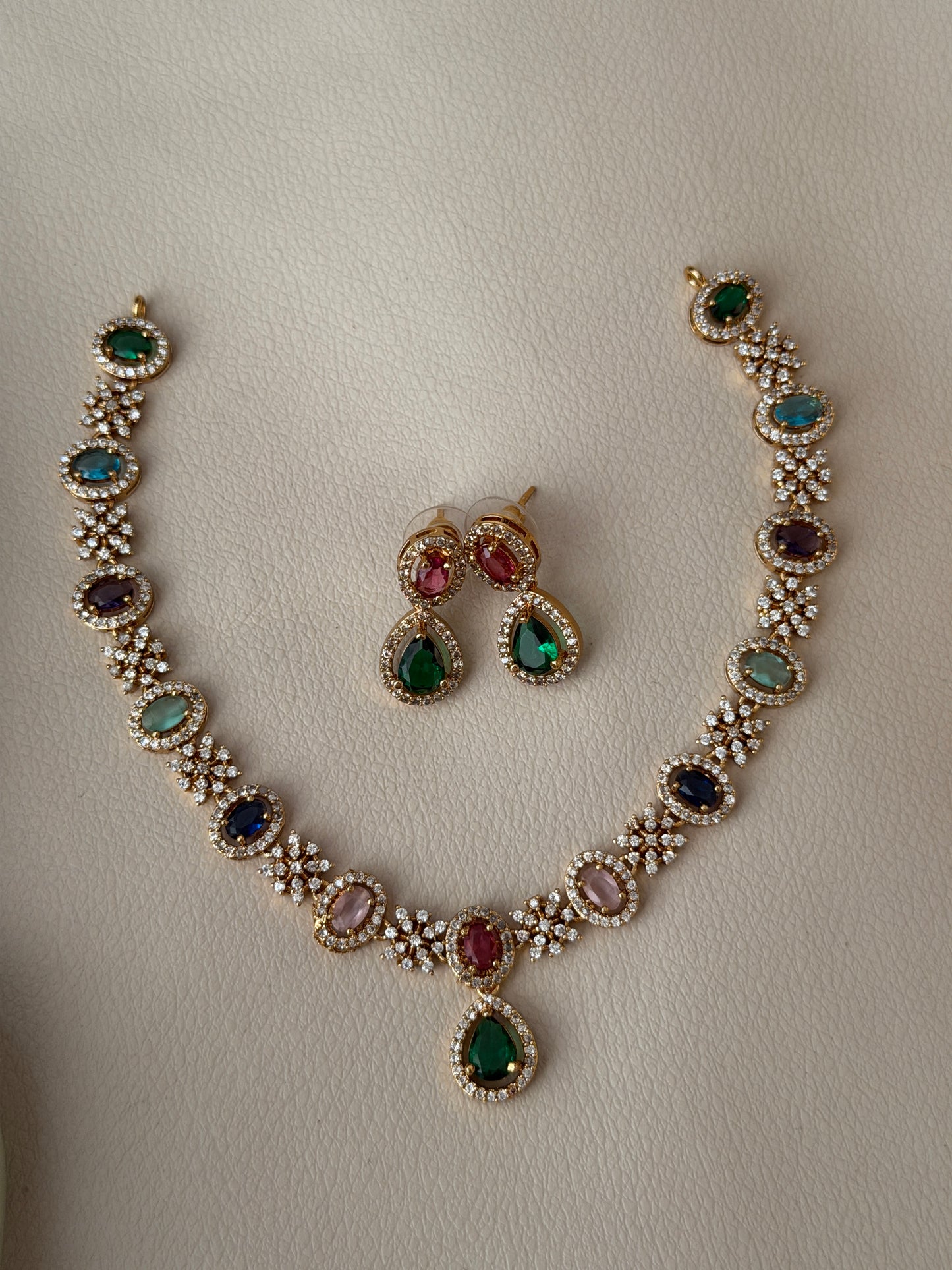 Deepanshi AD Necklace