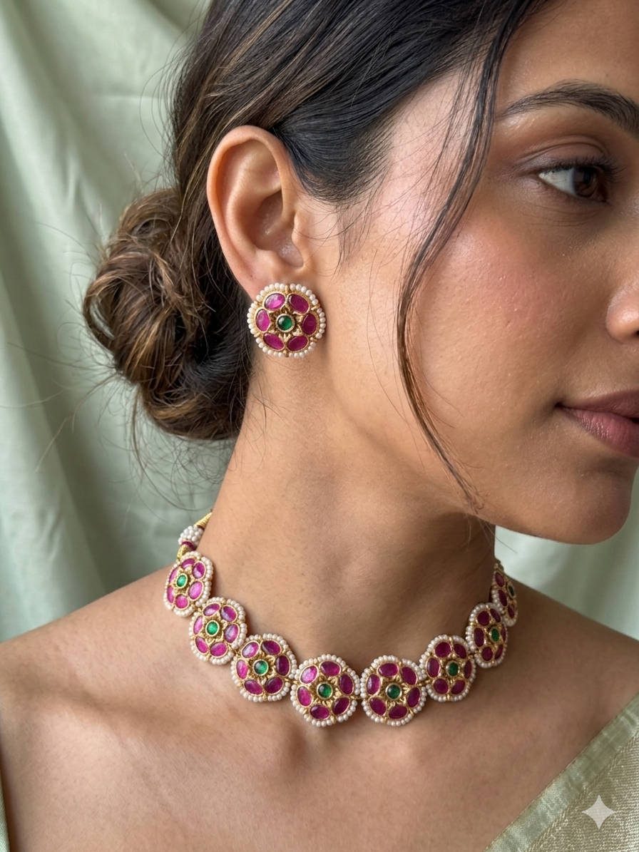 Vira Jadau Flora Choker