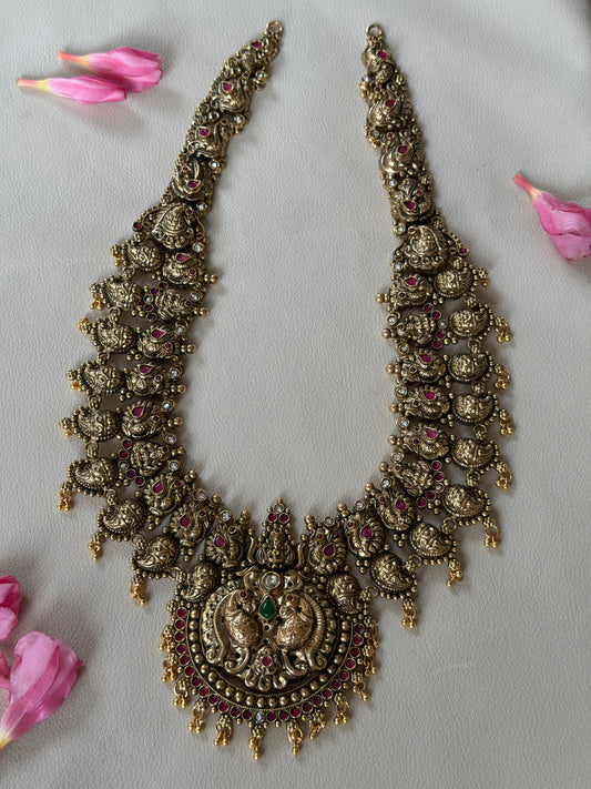 Drikshitha 1Gm Gold Haaram Set