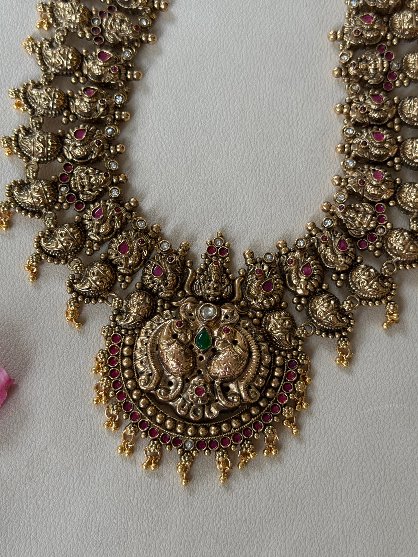 Drikshitha 1Gm Gold Haaram Set
