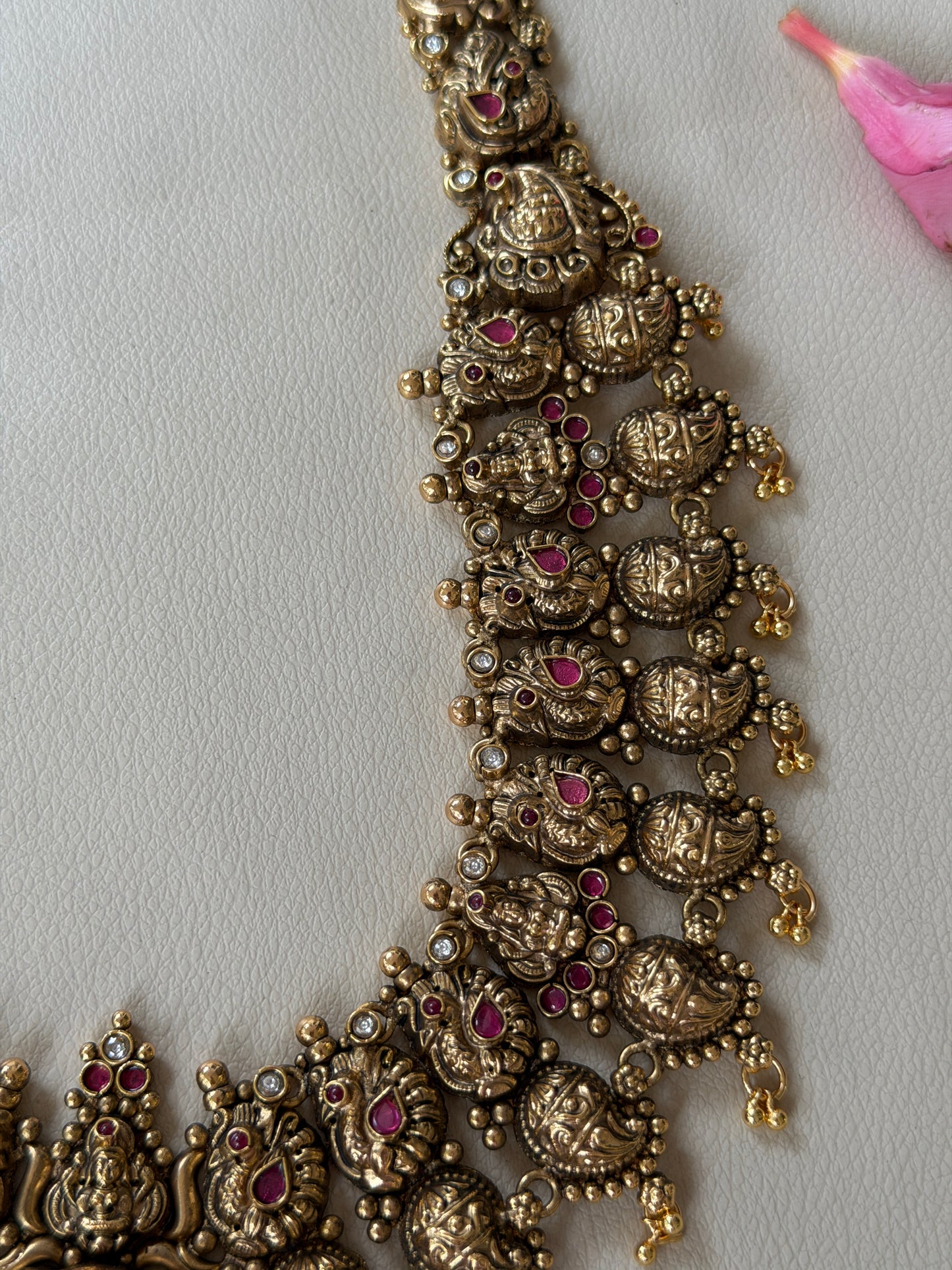 Drikshitha 1Gm Gold Haaram Set