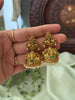 Emerald Nakshi Jhumkas