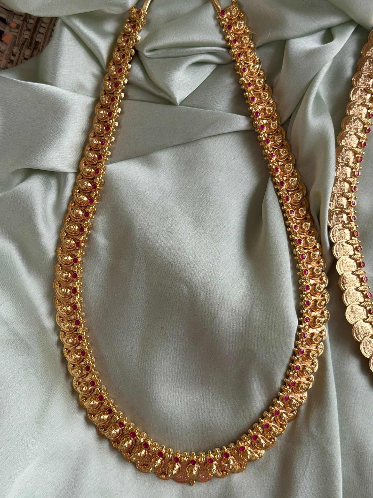Double sided 1Gm Gold Haaram
