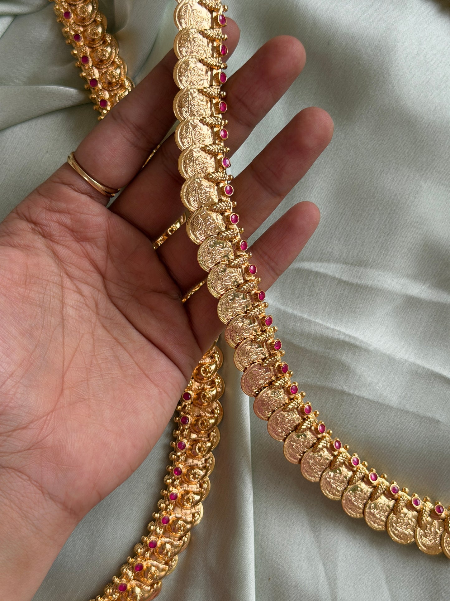 Double sided 1Gm Gold Haaram