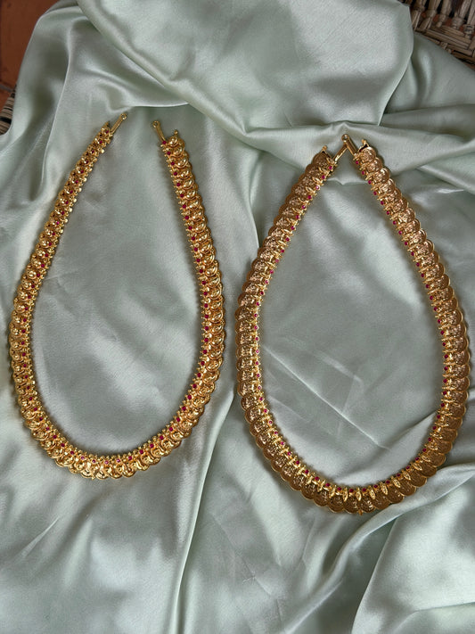 Double sided 1Gm Gold Haaram