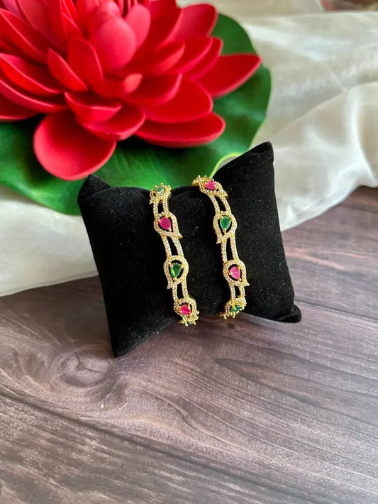 Emerald * Ruby Bangles