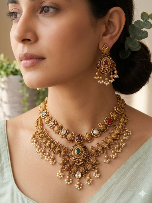 Navaratna Double Layer Guttapusalu