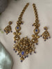 Poornima Purple Haaram Set