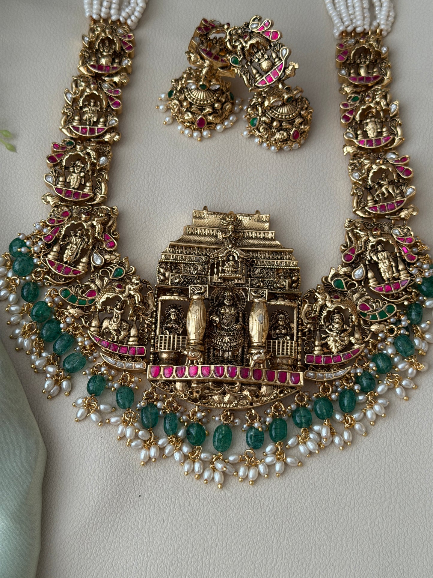 Drakshima Beads Haaram Set