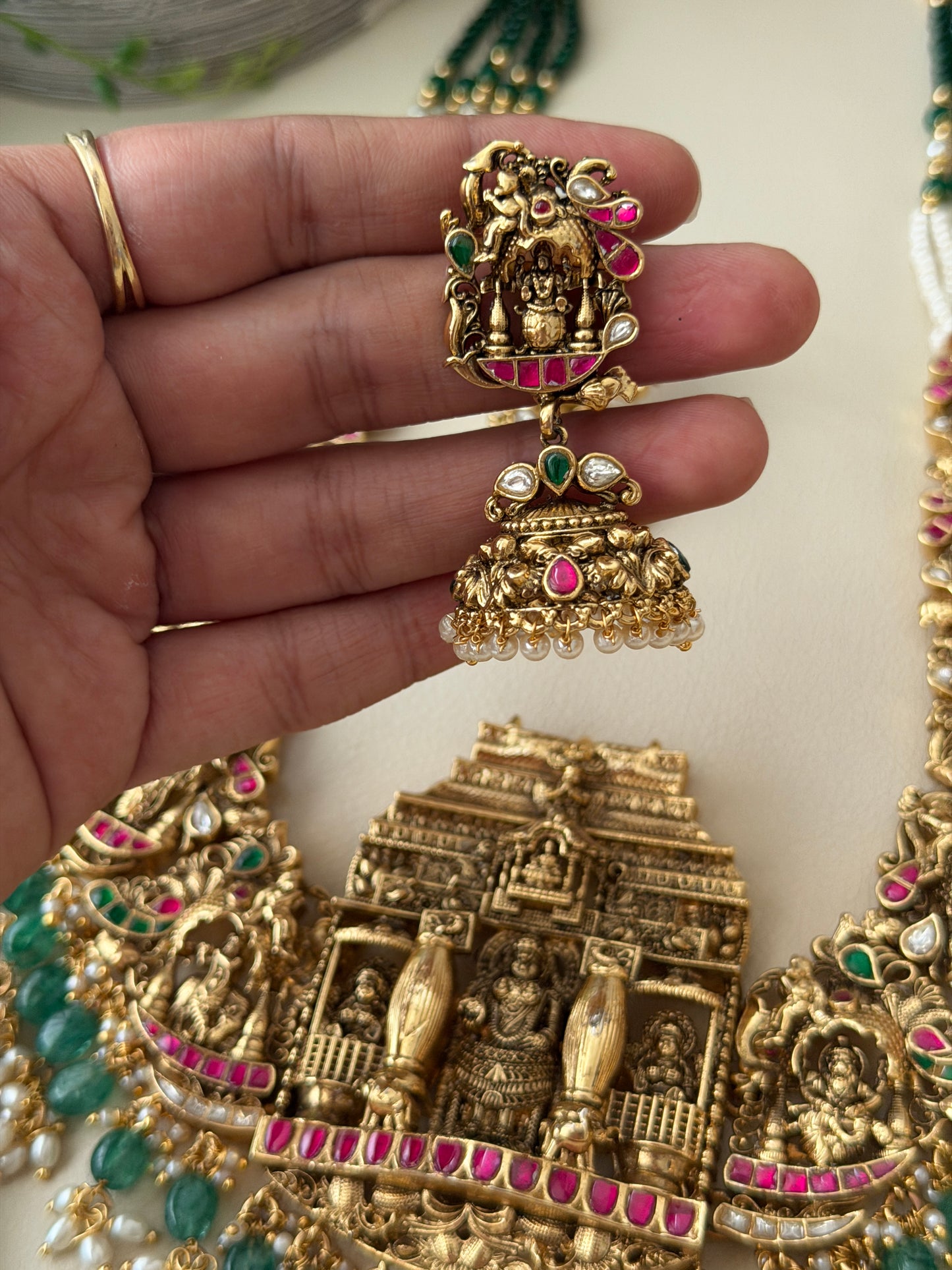 Drakshima Beads Haaram Set
