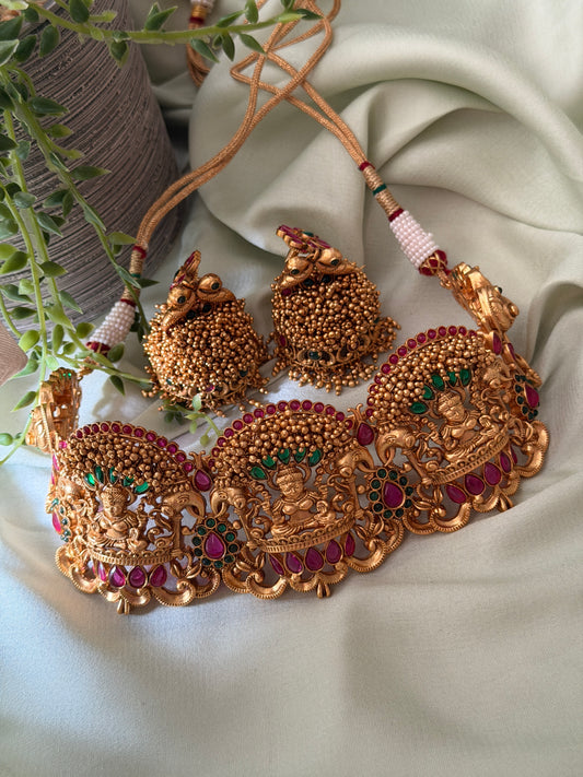 Kuyil mini ghungroo choker