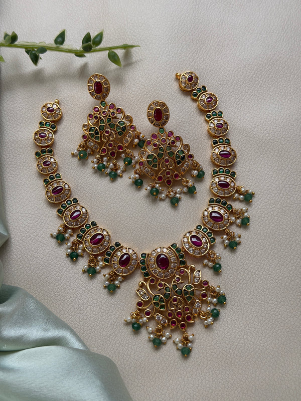 Sthuthi Kempu Necklace