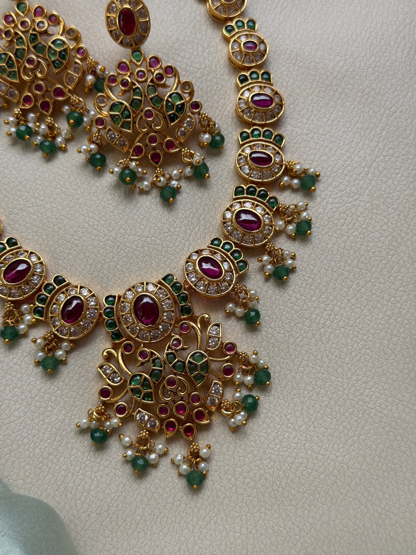 Sthuthi Kempu Necklace