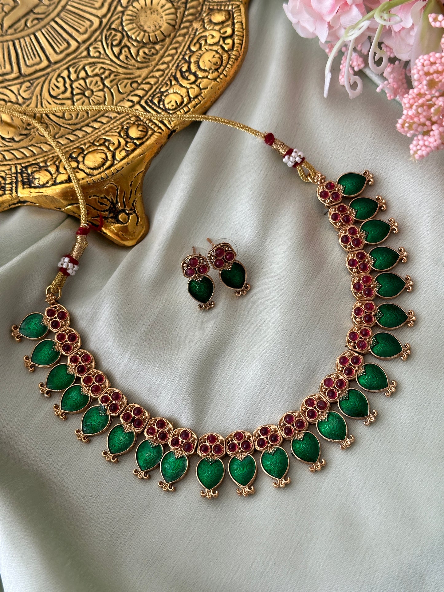 Padmini Enamel Necklace