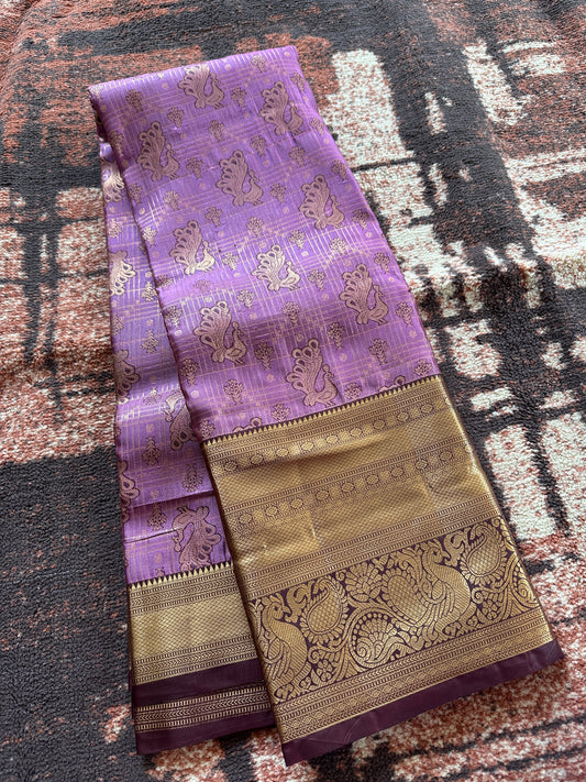 Azura Lavender Vaira Oosi Kanchi Pattu