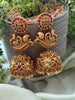 Kalavathi Peacock Jhumkas