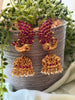 Morah Kempu Mini Earcuff Jhumkas