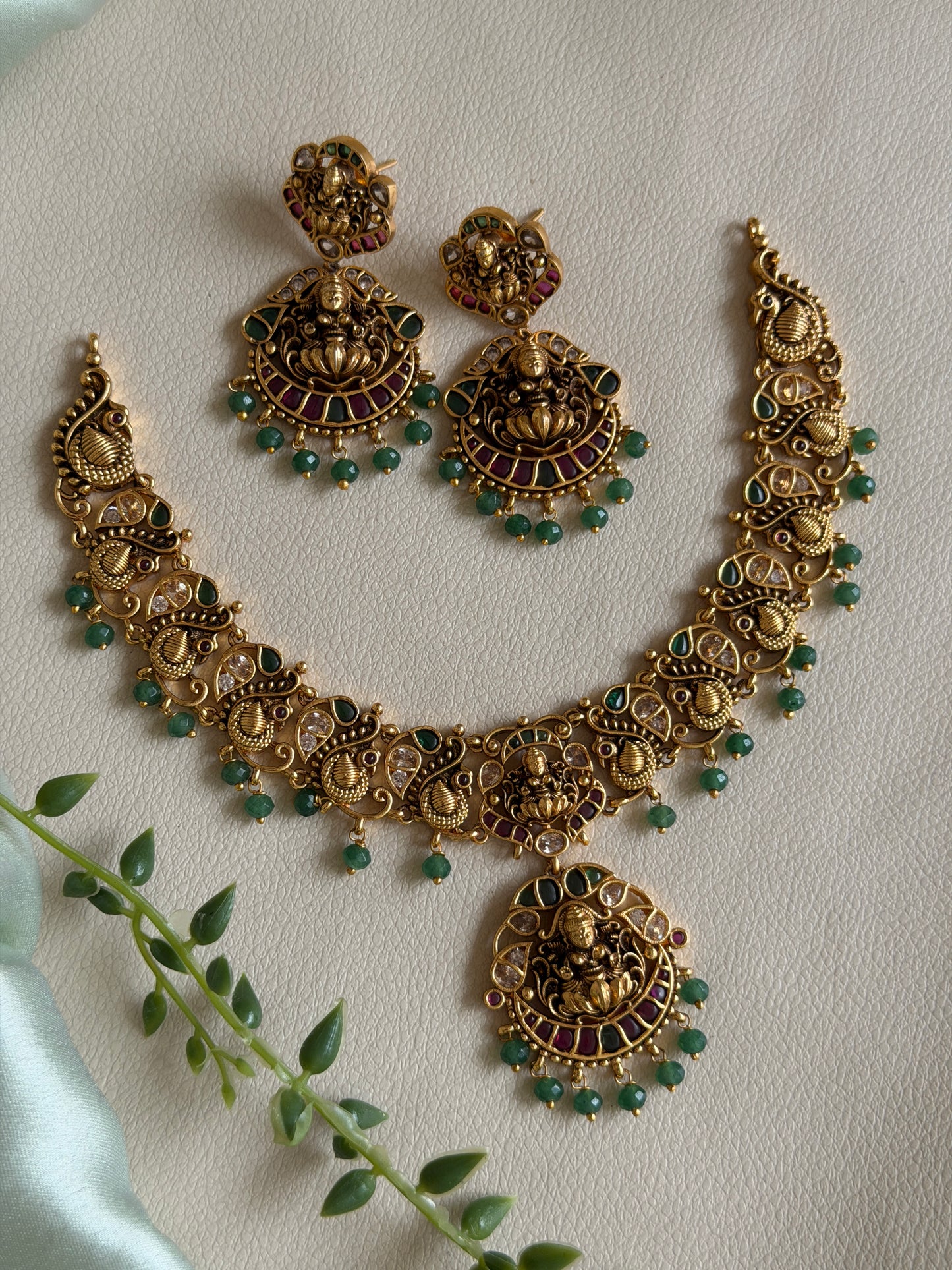 Hemangi Gold Replica Necklace