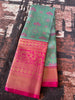 Tiffany Blue Tissue Silk Saree
