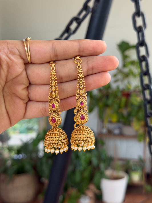 Alkaya Mattal Jhumkas