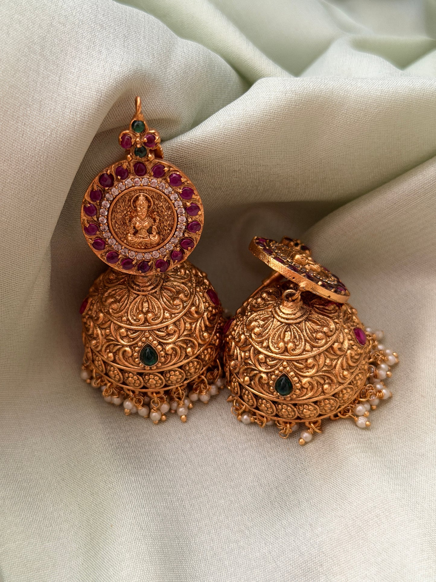 Arasi Lakshmi Jhumkas